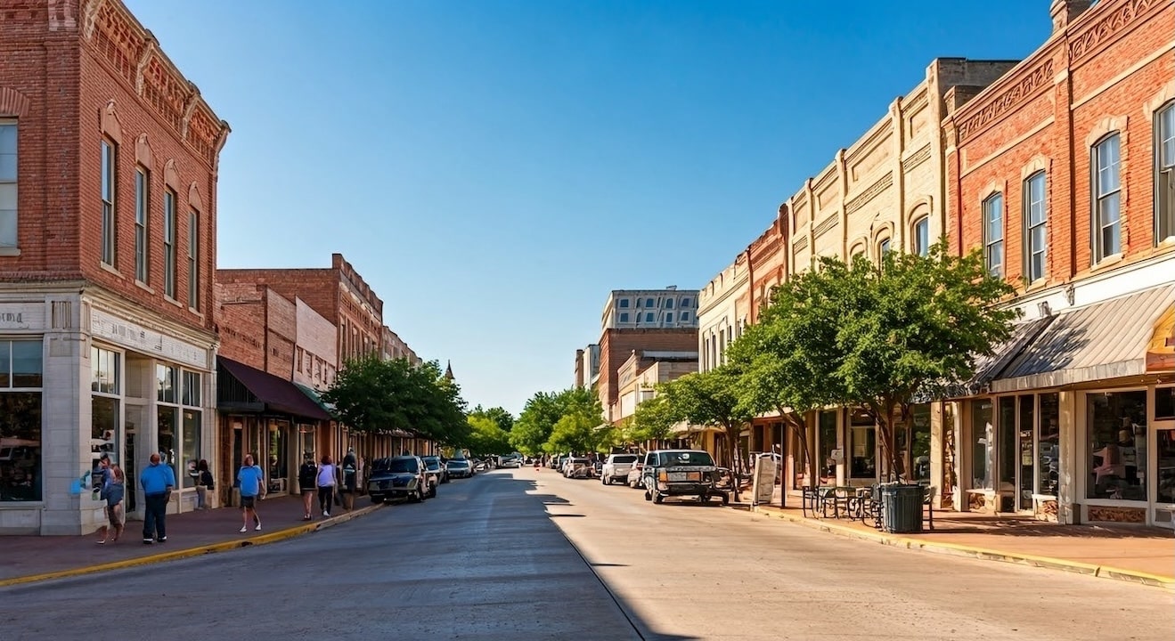 downtown area of temple texas